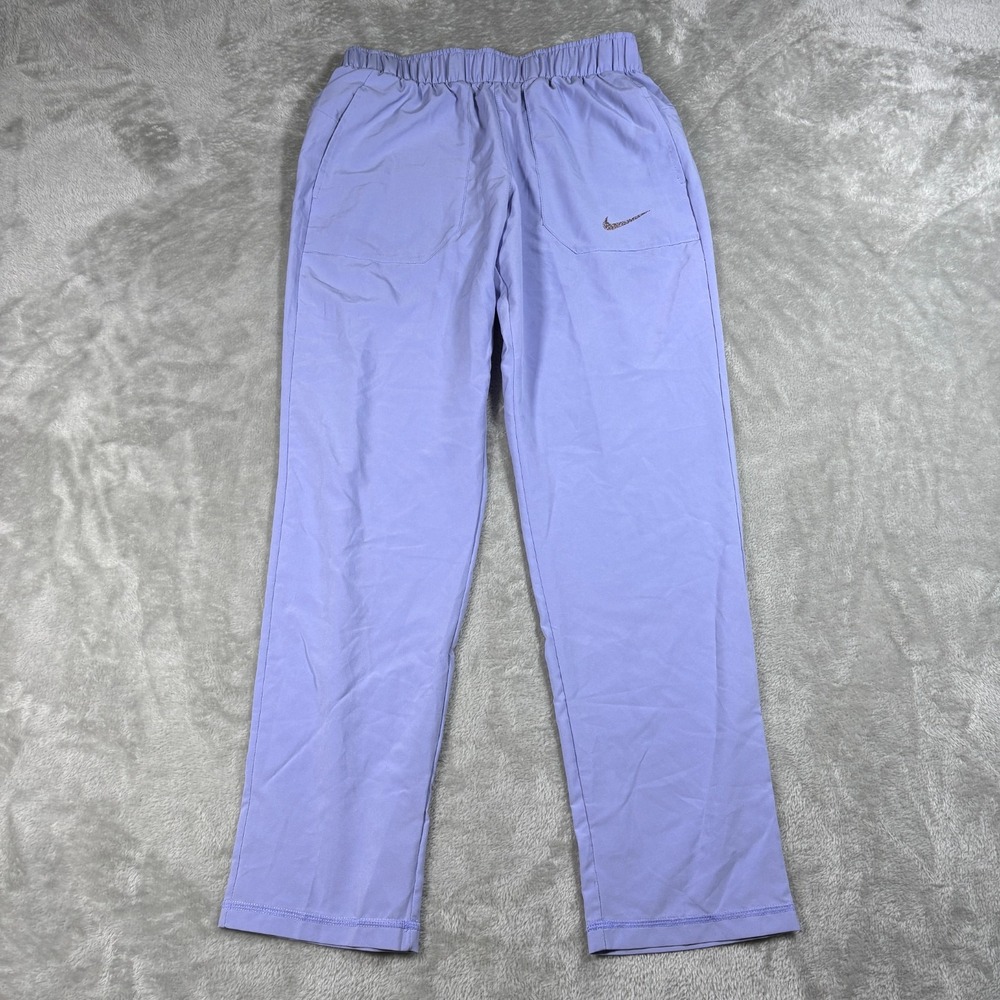 Nike Pants Girls XL Purple Yoga Luxe Dri Fit Training Straight Dn2218 569 New